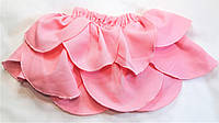 Детские летние демисезонные юбки на девочку, разных расцветок, габардин, на 1-2 года, рост 80-92 см Розовый