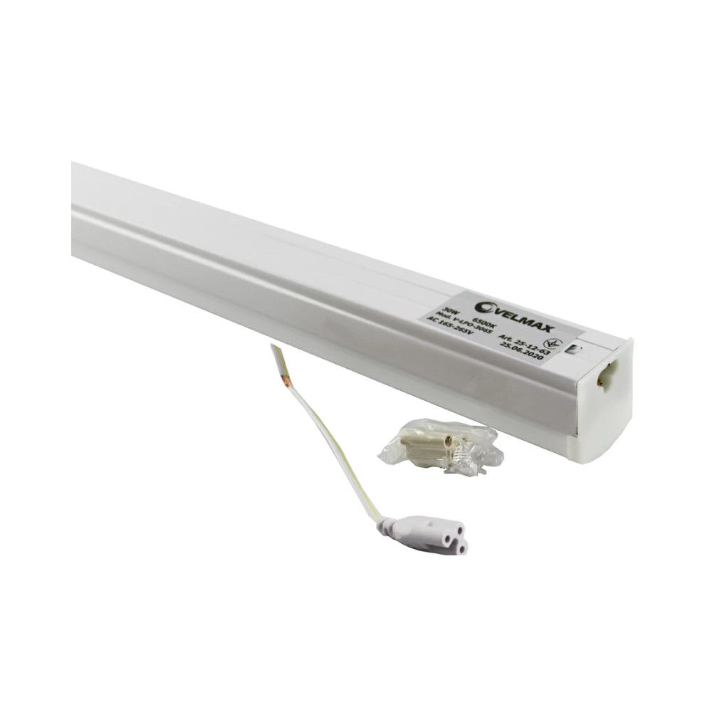 Лінійний LED світильник Velmax V-LPO 30W 3000Lm 6500K IP20 25-12-63