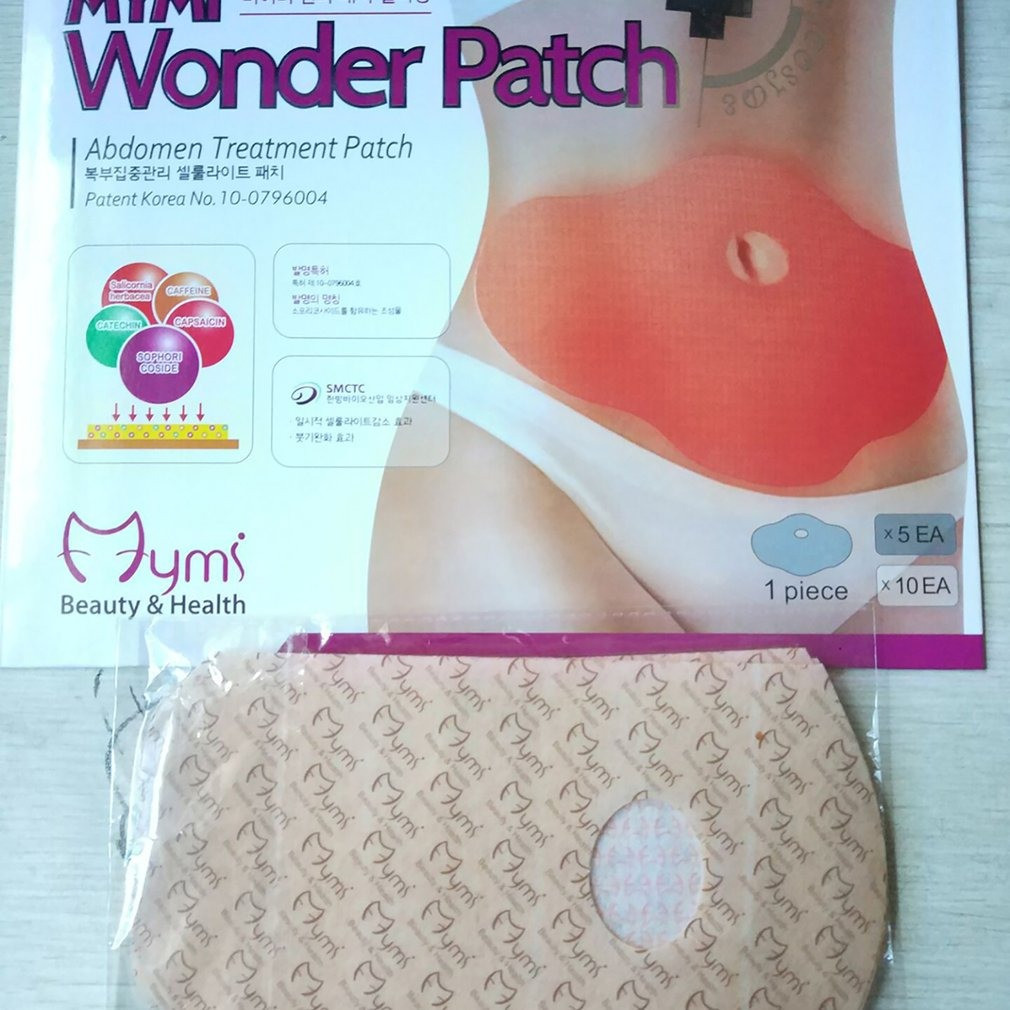 Пластырь для похудения живота Mymi Wonder Patch S5 с натуральными экстрактами APL - фото 4 - id-p2020870241