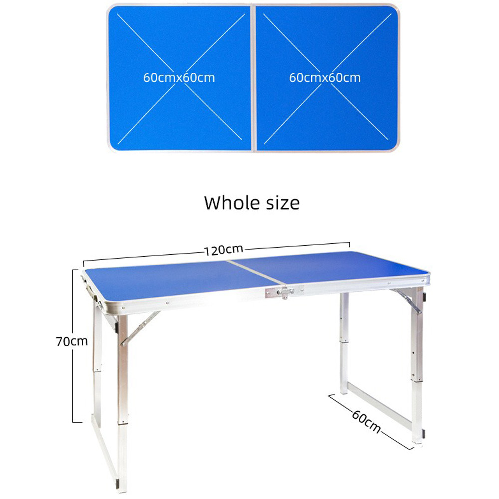 Стол для пикника туристический складной усиленный раскладной стол 4 стула+зонт на природу Синий APL - фото 4 - id-p2020840973