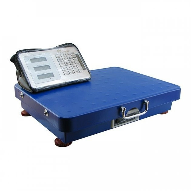 Весы торговые Wi-Fi до 600 кг Domotec с усиленной стойкой, аккумуляторные, водонепроницаемые Синие APL - фото 9 - id-p2020870392
