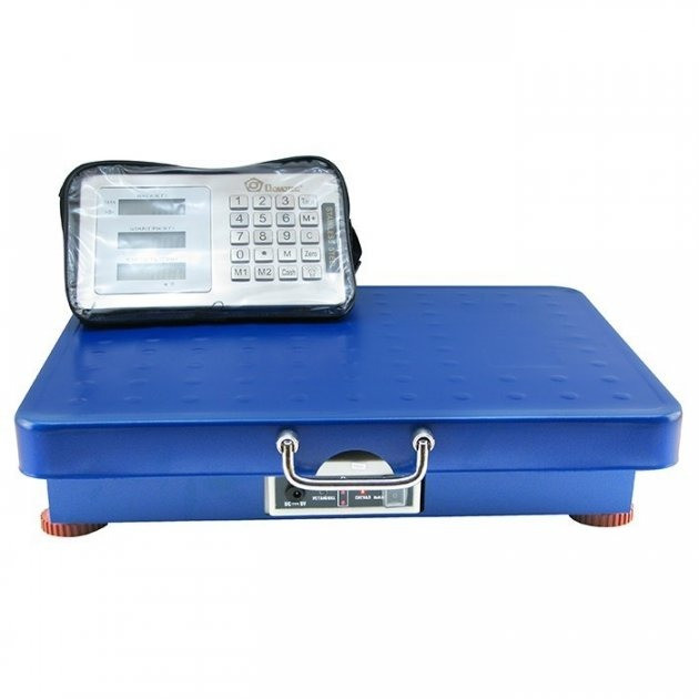 Весы торговые Wi-Fi до 600 кг Domotec с усиленной стойкой, аккумуляторные, водонепроницаемые Синие APL - фото 10 - id-p2020870392
