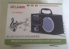 Портативна колонка ATLANFA AT-8980+блютус, фото 3