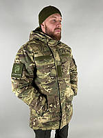 Куртка зимова Ranger мультикам, зимовий бушлат мультикам ЗСУ, тепла зимова курточка військова, армійська зимова куртка, бушлат ЗСУ