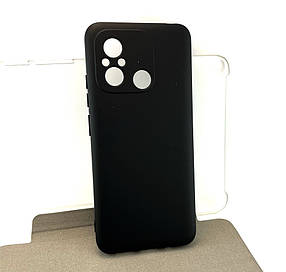 Чехол на Xiaomi Redmi 12C накладка бампер Soft Case Full силиконовый чорний