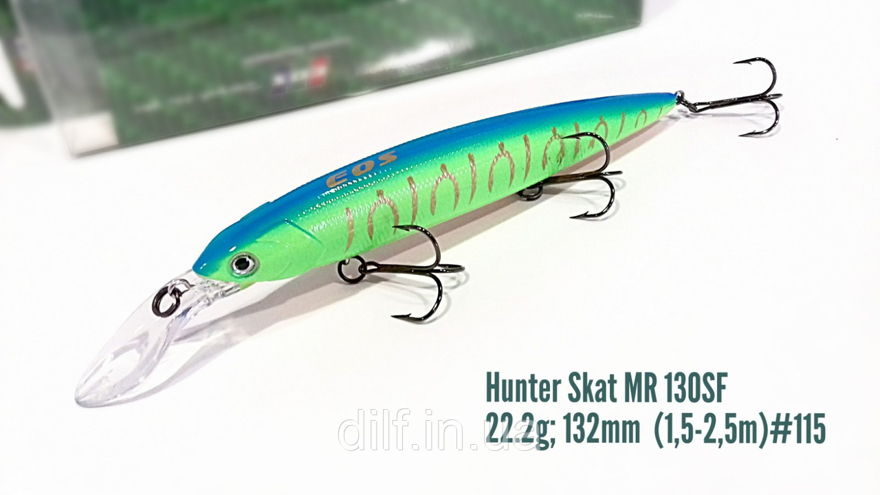 Воблер EOS Hunter skat 130sf вага 22.2g заглиблення 1.5-2.5м (колір 115), фото 1
