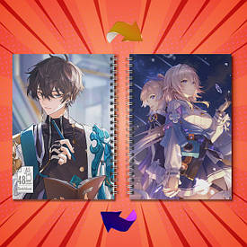 Скетчбуки 48 арк. Honkai: Star Rail