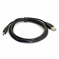 SM Кабель USB 2.0 (AM/Mini 5 pin) 1,5 м, чорний