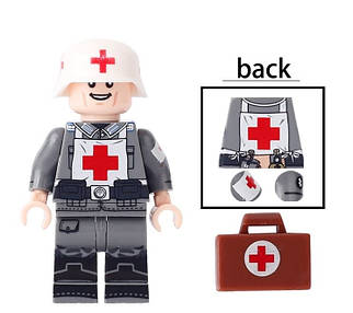 Військові фігурки, Військовий медик №4 1шт,конструктор , BrickArms