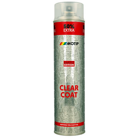 Акриловий лак спрей прозорий Motip Limited Edition Clear Coat 600мл, фото 1