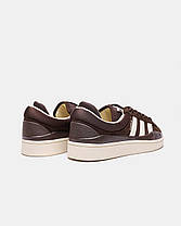 Чоловічі Кросівки Adidas Campus x Bad Bunny Brown / Адідас Кампус Бед Банні Коричневі, фото 6