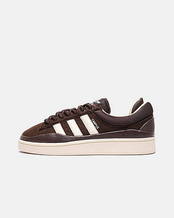 Чоловічі Кросівки Adidas Campus x Bad Bunny Brown / Адідас Кампус Бед Банні Коричневі, фото 1