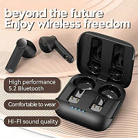 Беспроводные компактные стильные наушники F2 Bluetooth 5.2 TWS