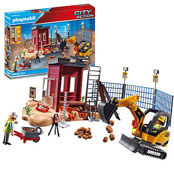 Конструктор Playmobil City action Міні-екскаватор з будівельною секцією 70443 (117 деталей)