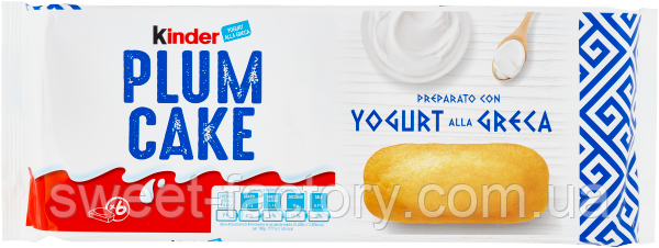 Бісквіт Kinder Plum Cake Yogurt Greca 6s 192g
