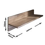 Полиця настінна Лайт ПЛН-1 Дуб сонома (100х20х20 см) Еверест, фото 4