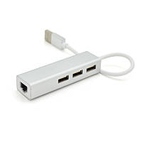 SM Контроллер USB 2.0 to Ethernet VEGGIEG U2-3U-S - Сетевой адаптер 10/100Mbps с проводом, RTL-8152B+FE2.2S +