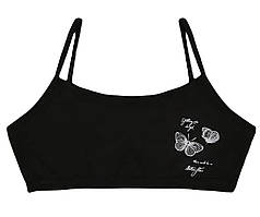 Топ для дівчинки "Метелики", 14-15 років (зріст 158-164)