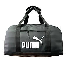 Сумка спортивна чорного кольору з екошкіри Puma для фітнесу-поїздок, міська сумка на кожен день унісекс  опт