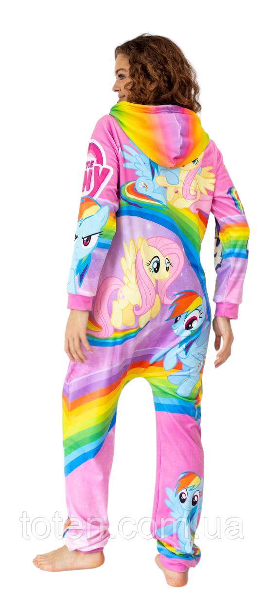 Кігурумі підлітковий піжама плюшевий велюр My little pony на зріст 176 см, фото 1