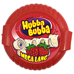 Жувальна гумка роллер полуниця (червона) Хуба Буба Hubba Bubba 56g 12шт/пач (Код: 00-00015458)