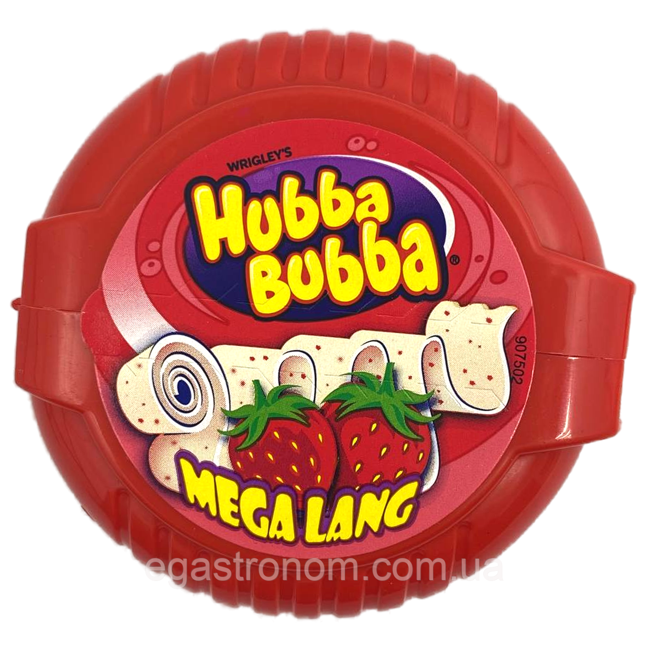 Жувальна гумка роллер полуниця Хуба Буба Hubba Bubba 56g 12шт/пач (Код: 00-00015458)