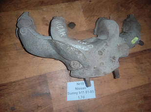 №18 Колектор випускний 1.7D для Nissan Sunny b11 81-85