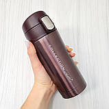 Термос термокухоль вакуумний 320 мл Maestro MR-1641 термочашка для гарячих і холодних напоїв із неіржавкої сталі Go, фото 5