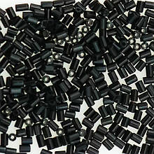 Бісер чеський рубка Preciosa 1", 5 г, 437, натуральний непрозорий, чорний