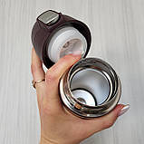 Термос термокухоль вакуумний 320 мл Maestro MR-1641 термочашка для гарячих і холодних напоїв із неіржавкої сталі Go, фото 7