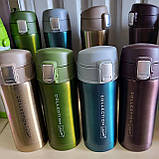 Термос термокухоль вакуумний 320 мл Maestro MR-1641 термочашка для гарячих і холодних напоїв із неіржавкої сталі Go, фото 8