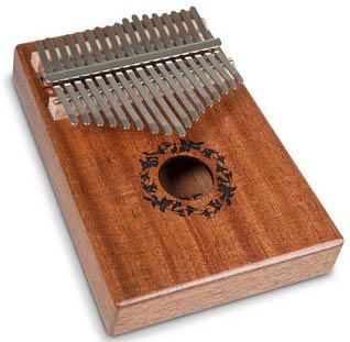 Калімба GEWA Leaves Mahogany Matte Natural, 17 Keys, фото 1