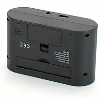 Настільний цифровий годинник з будильником TFA Ellypse (Black), фото 4