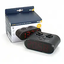 Настільний цифровий годинник з будильником TFA Ellypse (Black), фото 5
