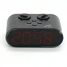 Настільний цифровий годинник з будильником TFA Ellypse (Black), фото 3