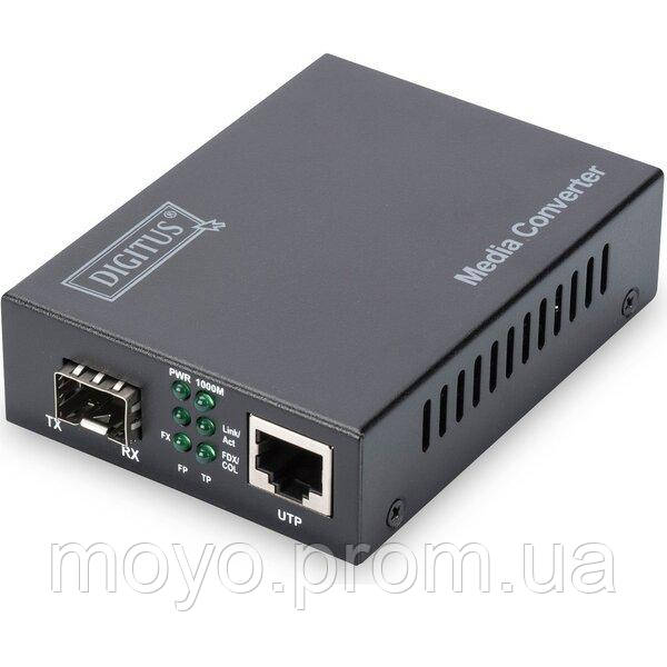 Медіаконвертор DIGITUS Gigabit, RJ45 / SFP (DN-82130)