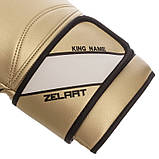 Боксерські рукавички на липучці PU Zelart BO-1361 (розміри 10-14 унцій), фото 6