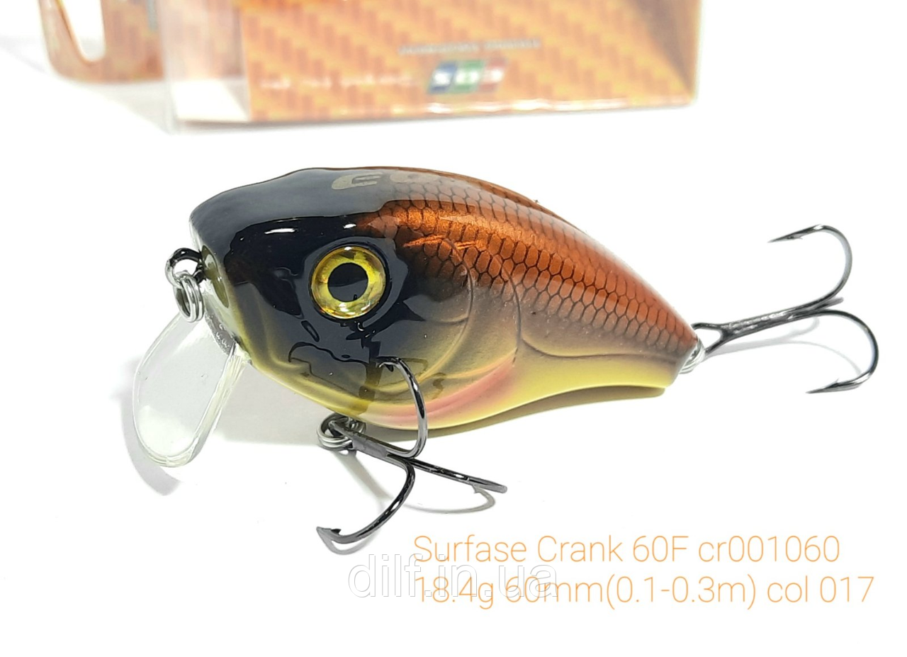 Воблер EOS Surface crank 60f 18.4g заглиблення 0.1-0.3м (колір 017), фото 1