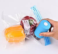 Вакуумний пакувальник продуктів для дому Always Fresh Seal Vac Вакууматор домашній ручної багатоцільовий MNG
