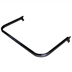 Дуга на рейку овальна чорна 120 см.