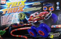 Игровой набор Монстр трак TRIX TRUX детский канатный трек 1 машинка набор препятствий MNG
