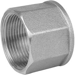 Муфта нікельована 2″ВР х 2″ВР штампована восьмигранна А0356А(нк) VA (000027694)