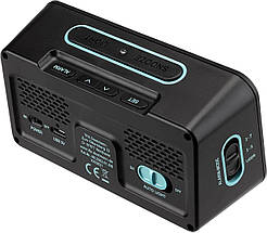 Настільний цифровий годинник з будильником та термогігрометром TFA Boxx2, фото 5