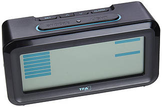 Настільний цифровий годинник з будильником та термогігрометром TFA Boxx2, фото 4