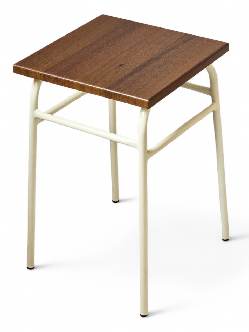 Табурет Класик тверде сидіння слонова кістка/горіх Наша Ковка, фото 1