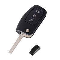 Ключ зажигания, чип 4D63, 3 кнопки HU101, для Ford Focus Fiesta PZZ