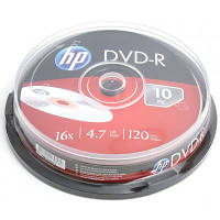 Диск DVD HP DVD-R 4.7GB 16X 10шт (69315/DME00026-3) PZZ