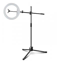 Професійна кільцева світлодіодна лампа RGB MJ33 з штативом