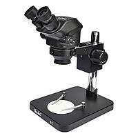 SM Микроскоп бинокулярный Kaisi K-7050 B1 (без подсветки, фокус 100 мм, кратность увеличения 7X/ 50X)