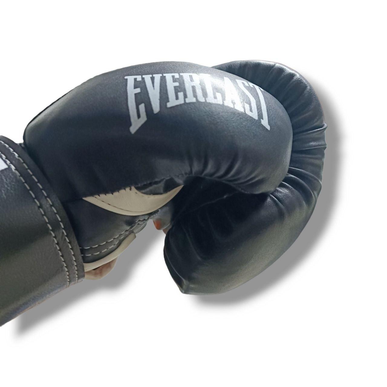 Боксерские перчатки EVERLAST 10 oz комбинированные черные - фото 3 - id-p2021076684